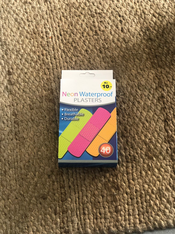 neon waterproof plasters