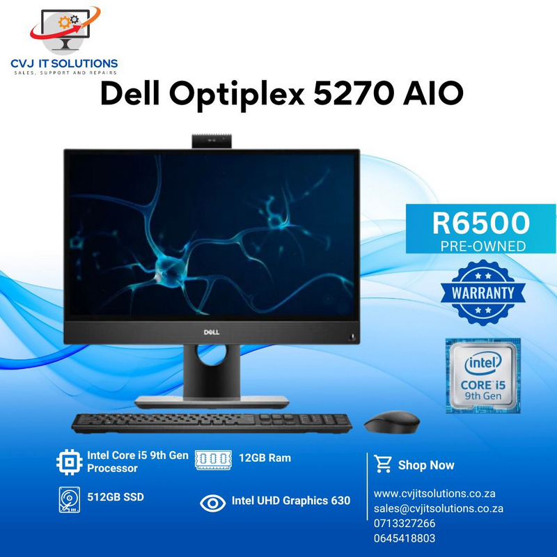 Dell Optiplex 5270 AI0 Core i5 9th Gen