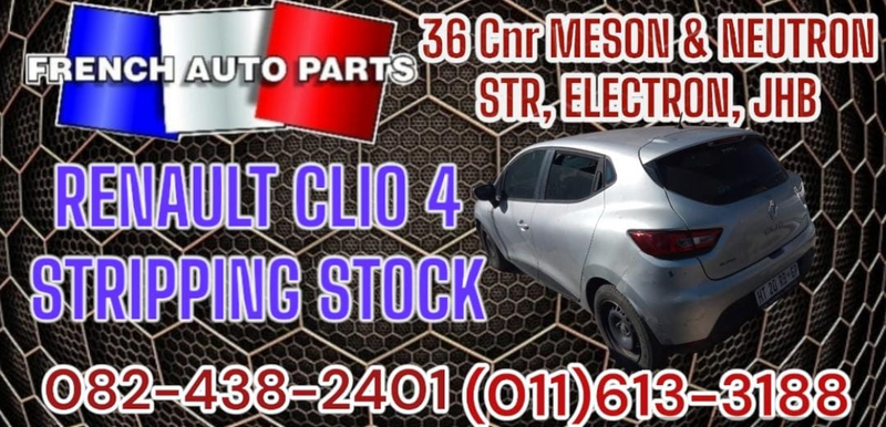 RENAULT CLIO 4 SPARE PARTS FOR SALE AT FRENCH AUTO PARTS