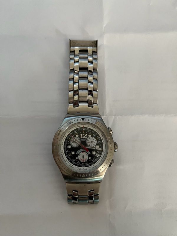 Swatch Irony V8 4 jewels stainless steel