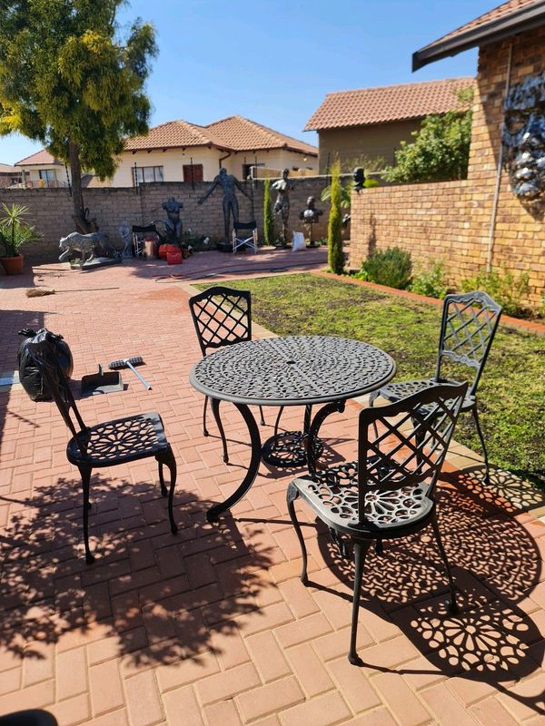 Aluminium 4 Seater Patio Furniture Set