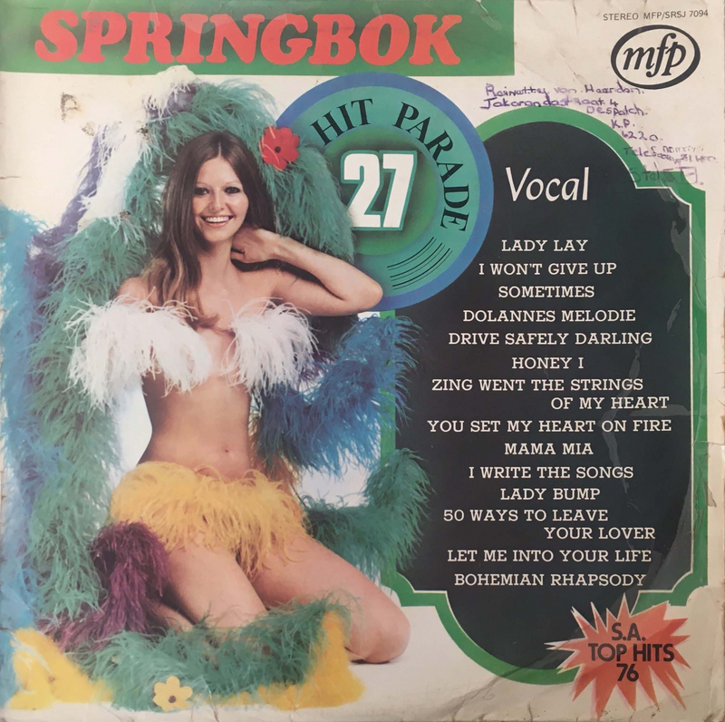 Springbok Hit Parade No. 27 (1976) (LP / Vinyl) - (Ref. B294) - (For Sale) - Price R100