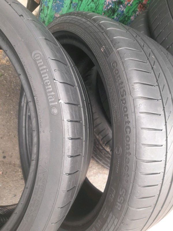 Fairly used Tyres 255/35/R19 PIRELLI P ZERO RUNFLAT TYRES 80% TREAD LIFE ZUMA 061_706_1663