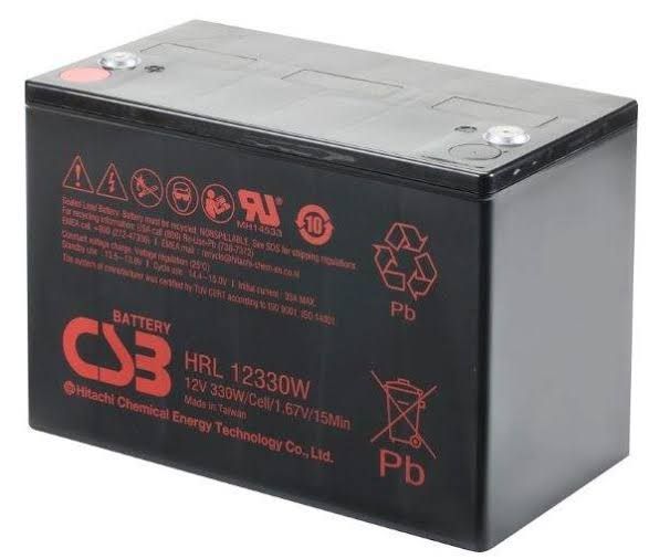 CSB 12330W 100AH 12V RECHARGEABLE DEEP CYCLE BATTERIE