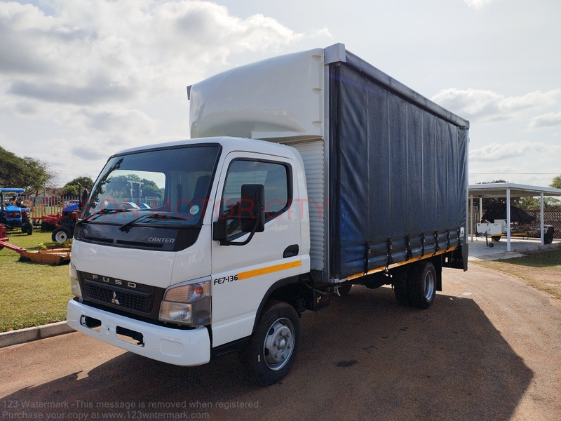 2014 - MITSUBISHI FUSO CANTER FE7.136 WITH TAUTLINER BODY