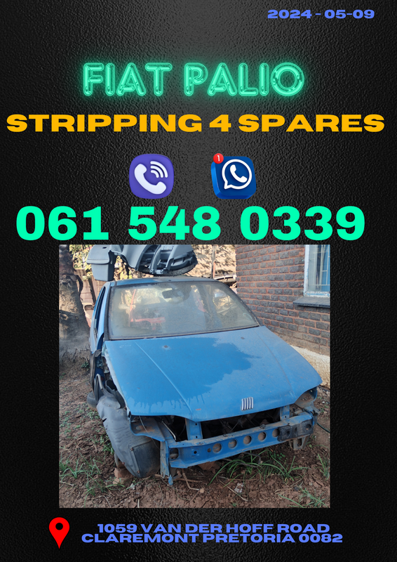 Fiat palio stripping for spares Call or WhatsApp me 0615480339