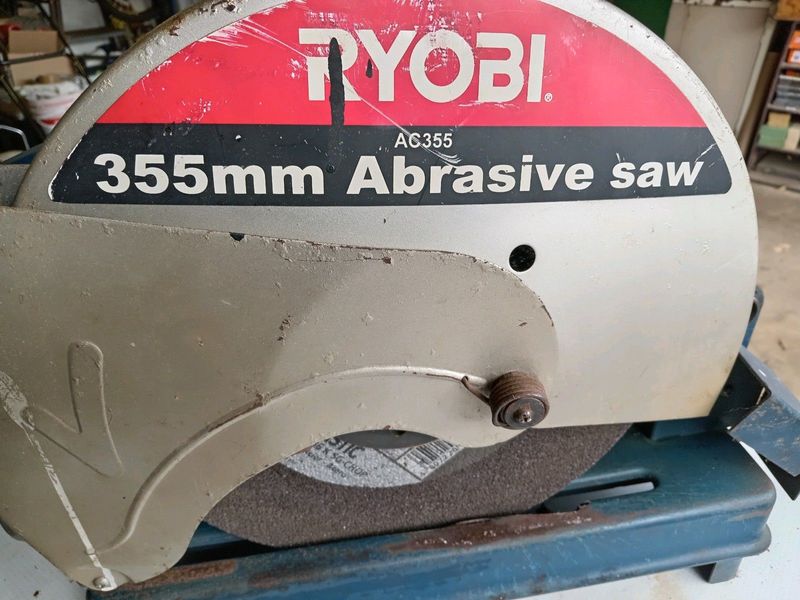 Ryobi abrasive cutoff saw