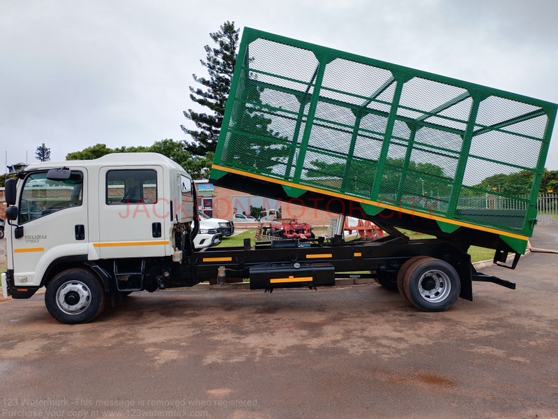 2015 - ISUZU FSR750 CREW CAB (AMT) WITH CAGE TIPPING BODY