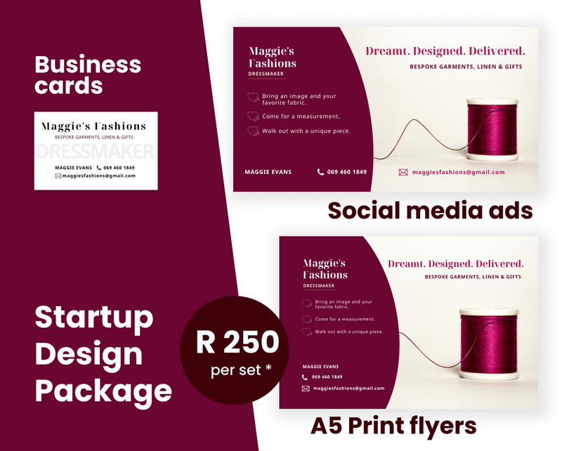 Flyer and Ad Designs for Startups and Small Businesses