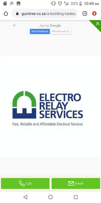 Electrician 24hrs electrical repairs and installation. Free quotes same day service call 0749127975