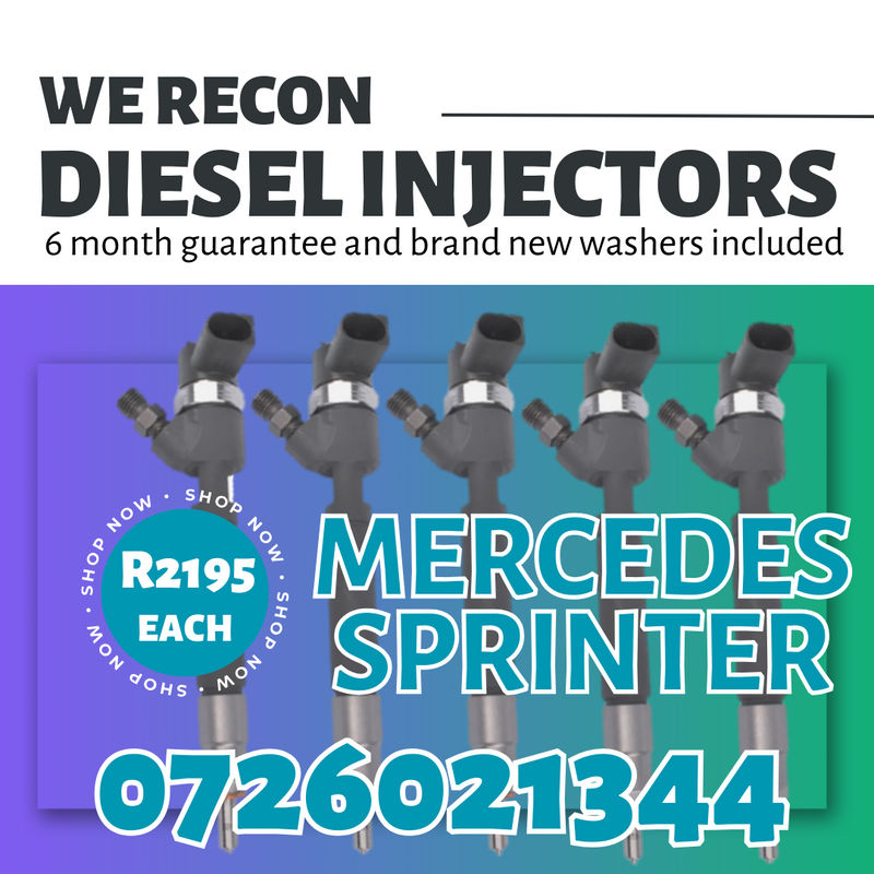 Mercedes Sprinter diesel injectors for sale