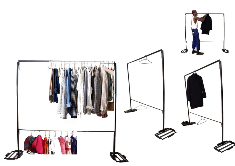 Removable Hanger for clothes with flat show RACK