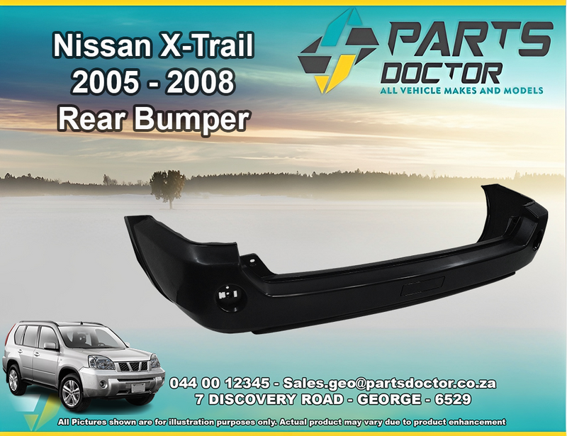 NISSAN X-TRAIL 2005 - 2008 REAR BUMPER