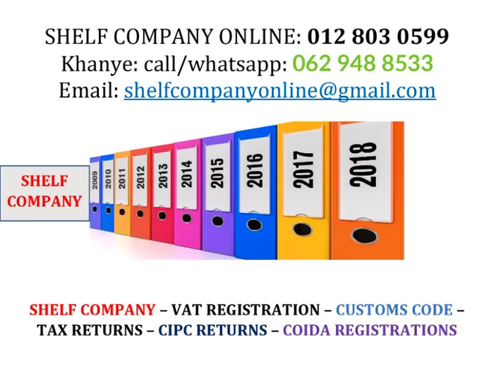 2020 VAT REGISTERED SHELF COMPANIES FOR SALE :0871883216