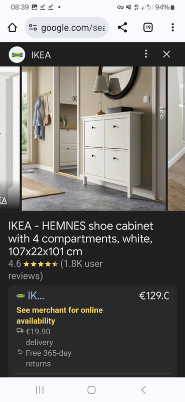 Ikea Shoe Racks (X2) - Imported from the United Kingdom