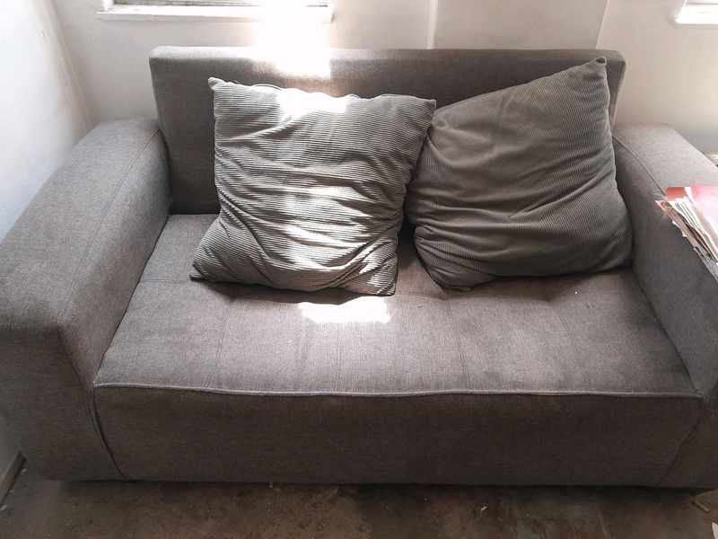 Black and Grey Couch