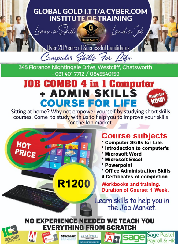 Get Ahead with Our Job Combo 2: Computer Training, Workbooks &amp; Certificates Included!