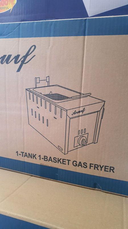 Gas fryer - single basket