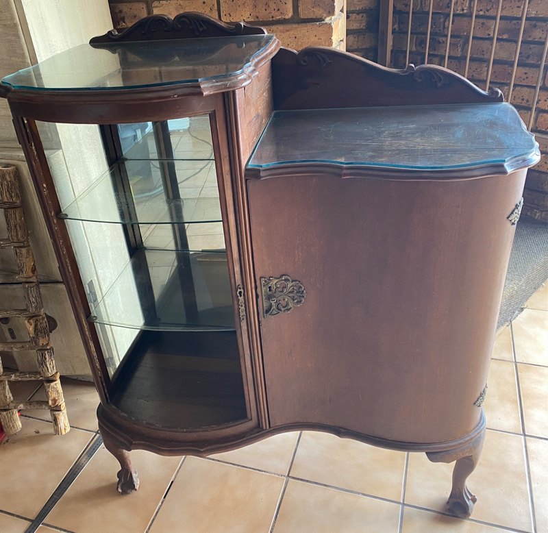 Ball and Claw Display Cabinet