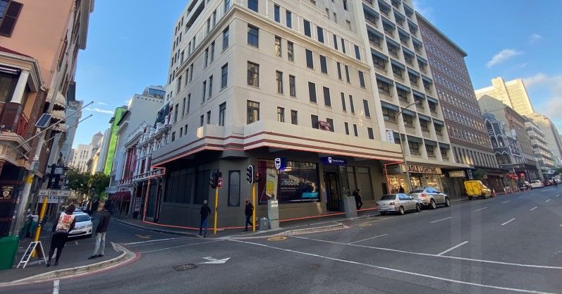 Prominent Corner Retail Unit Available Immediately in Cape Town City Centre