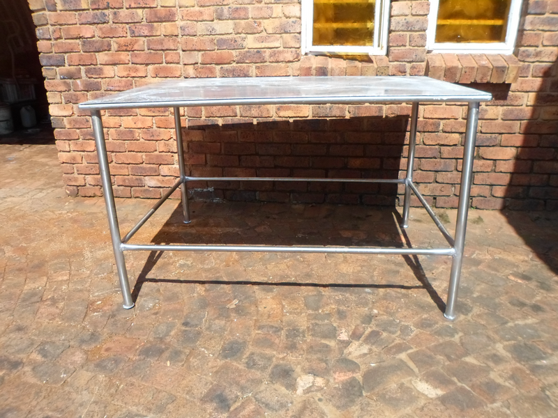 Work Bench Galvanised Top.