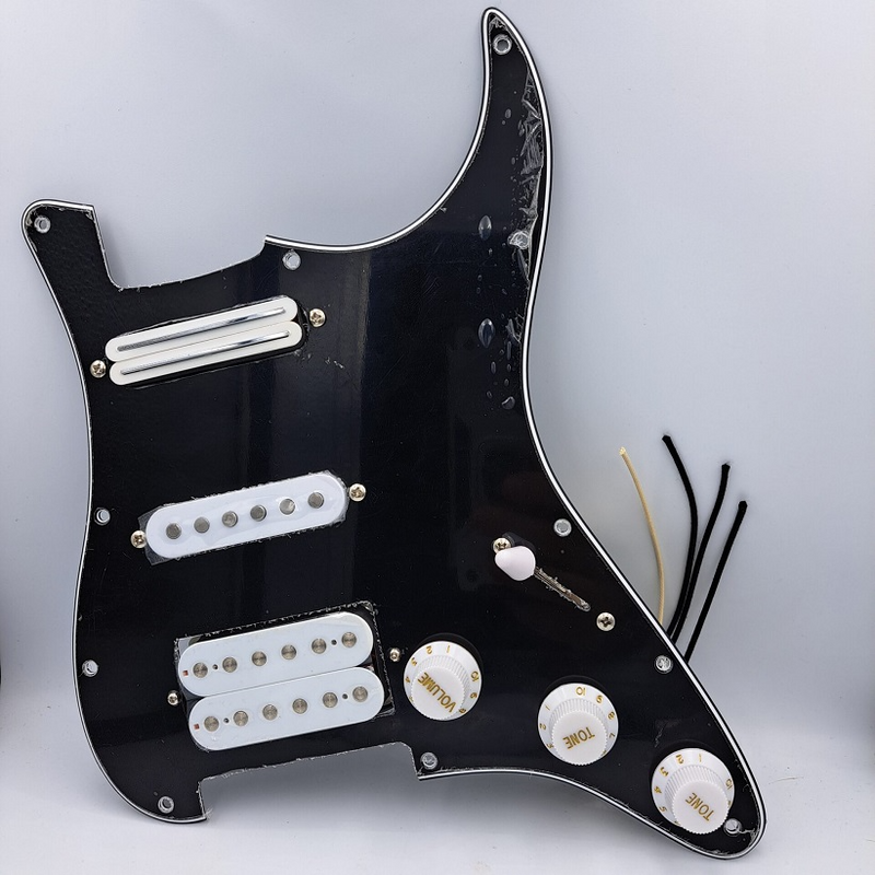 Prewired Pickguard Loaded with Humbucker, Single Coil and Dual Rail Pickups