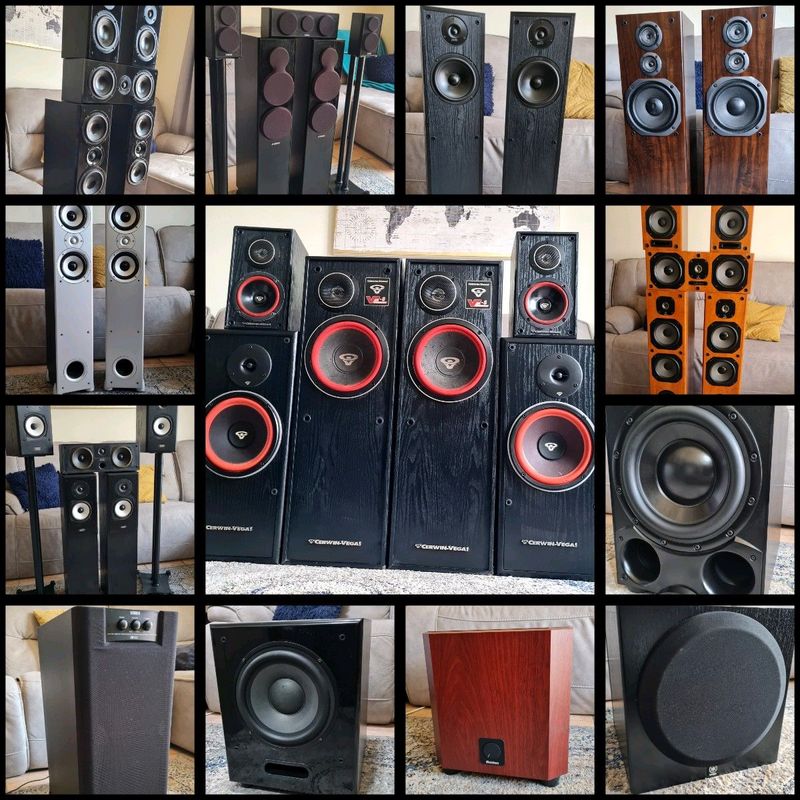 Speakers /Subwoofers (Polk Audio, Yamaha,Focal, Acoustic Research, Acoustic Energy)