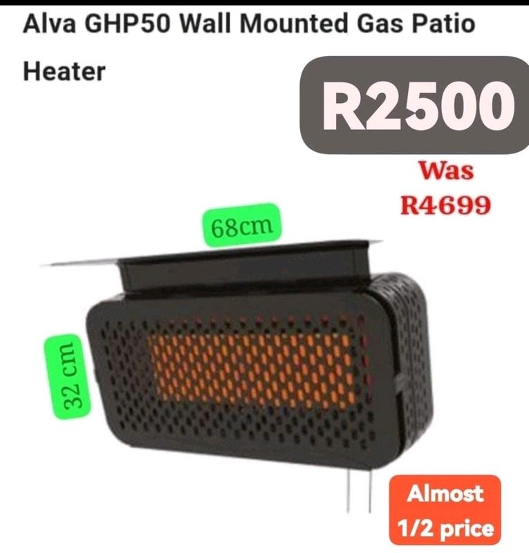 Alva wall mount patio heater