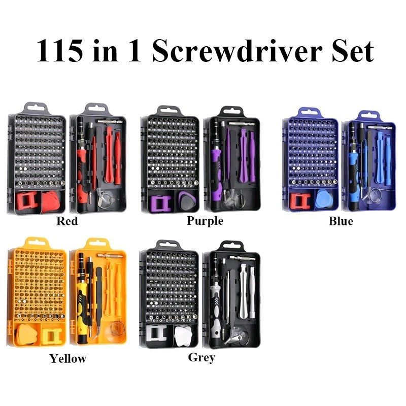 115 piece screwdriver set, all brand new, still have a few boxes left.