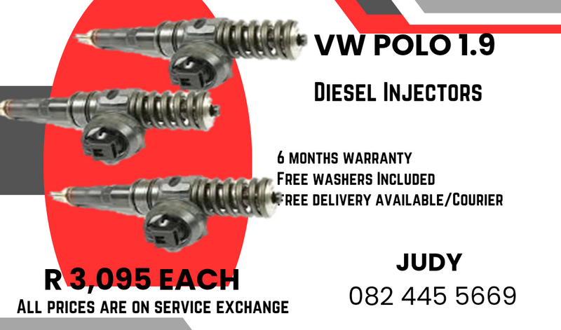 VW Polo 1.9 Diesel Injectors