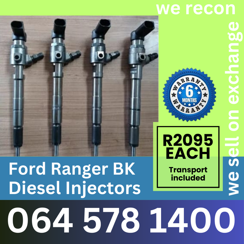 Ford Ranger diesel injectors for sale (BK)