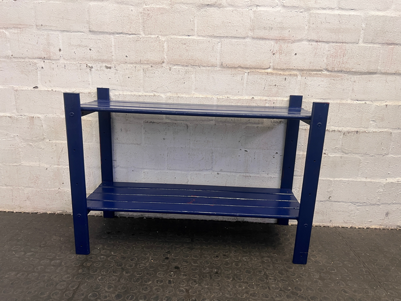 Blue Wooden Display Shelf, A47950