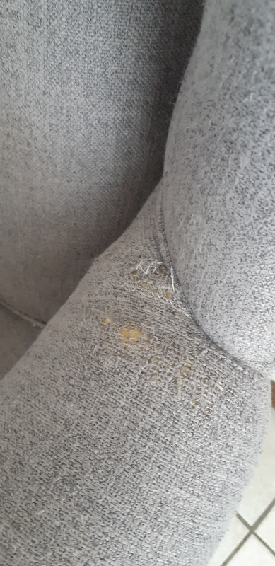 Breastfeeding rocking couch with feet rest