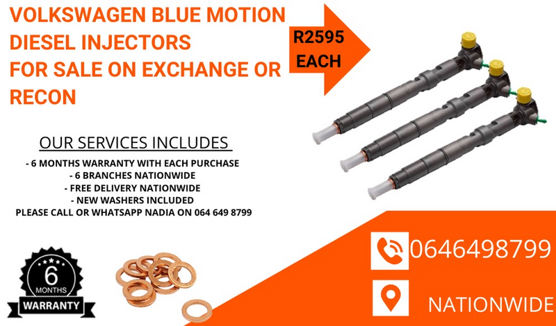 VW Blue Motion diesel injectors for sale