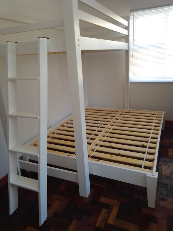 Bunk loft bed with double bed - new