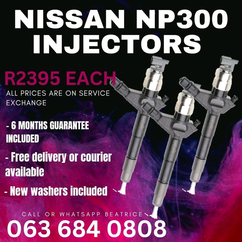 NISSAN NP300 YD25 DIESEL INJECTORS FOR SALE WITH WARRANTY