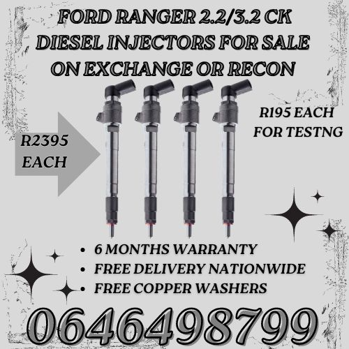Ford Ranger 2.2/3.2 CK diesel injectors for sale on exchange