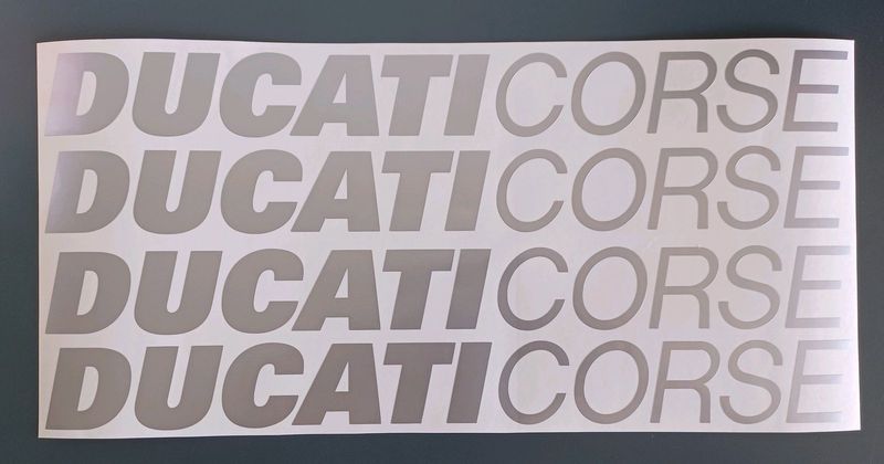 Ducati Corse decals stickers sets