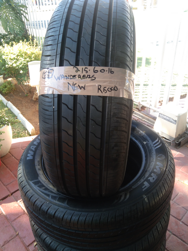 Wanderers Brand new R50005 tyres 215/60/16Call Hanli on 0722570183