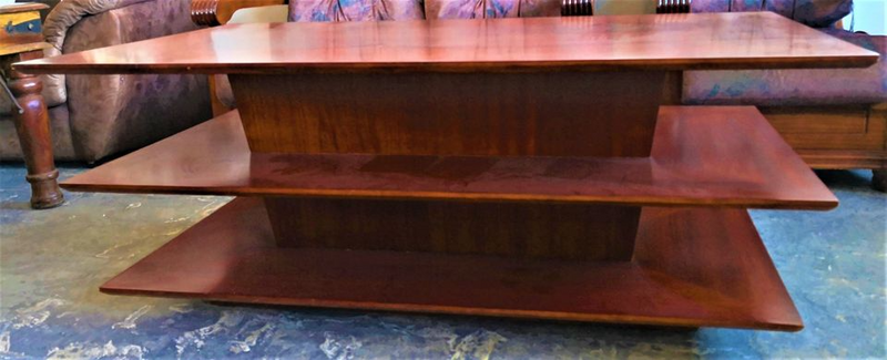 Beautiful Solid Wood and Presidio Three Tier Book Table &amp; Matching Four Tier Book Table. R3000