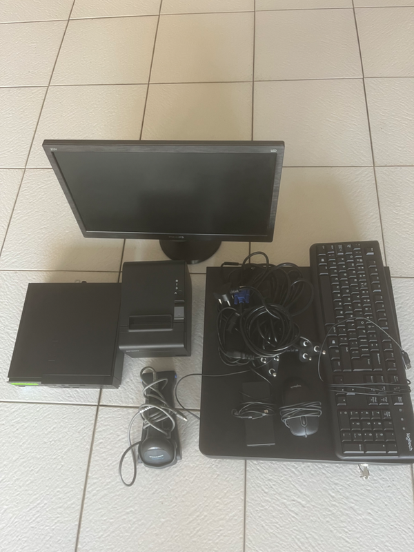 R 8,000.00 POS : Computer, Monitor, Cash Drawer, Printer, Hand Scanner, keyboard, mouse