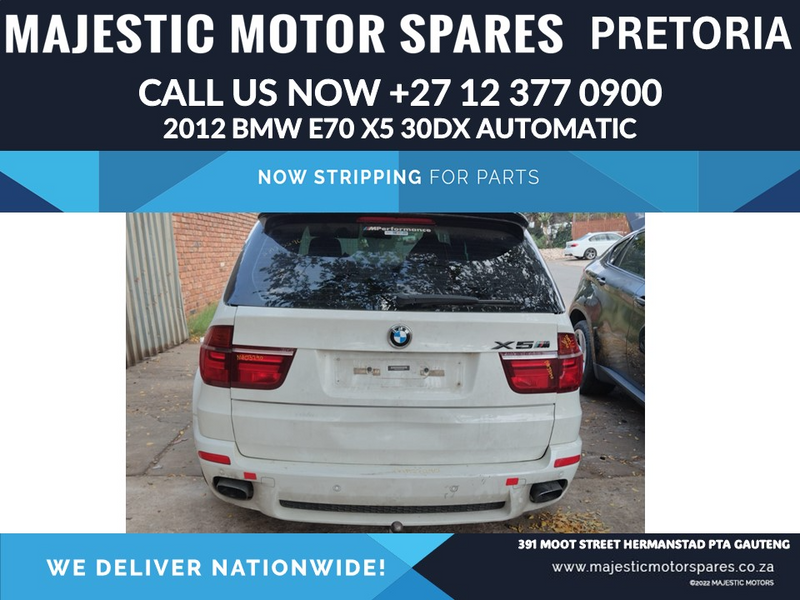 2012 Bmw X5 E70 LCI stripping for used spares