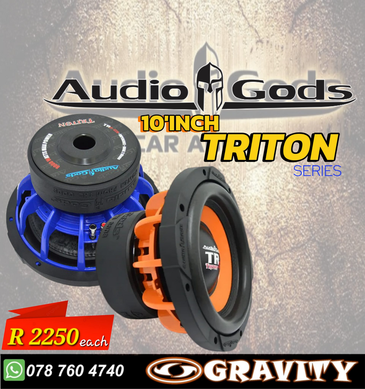 Audio Gods - Triton Series - 10&#34; DVC Subwoofer - Gravity Audio Durban