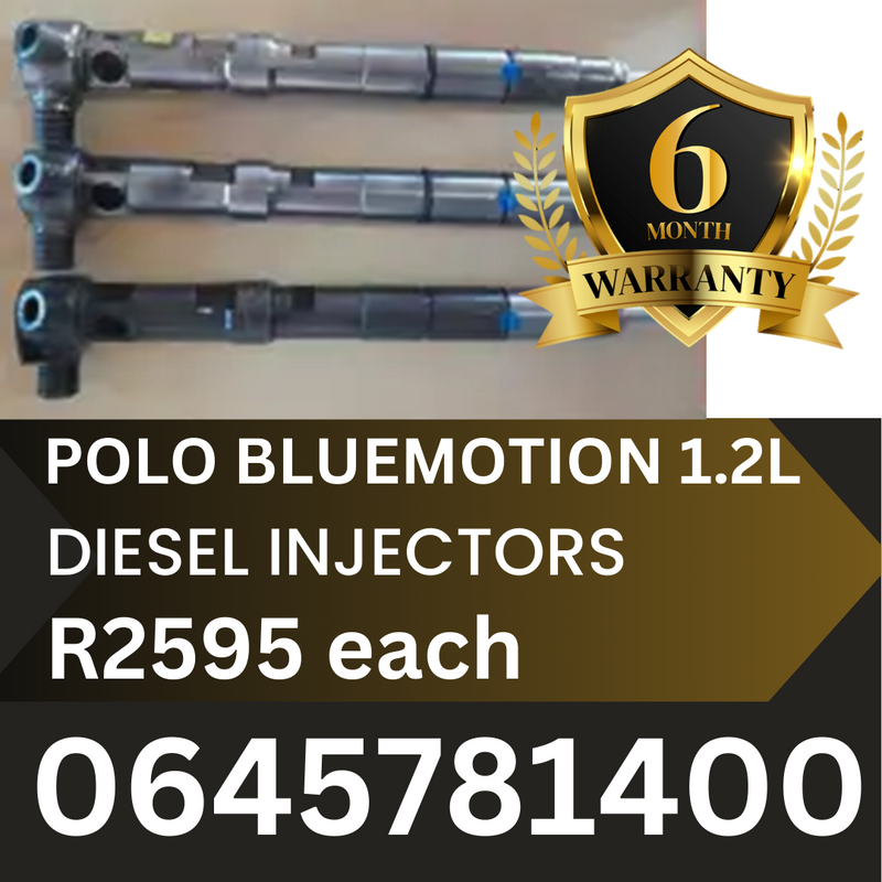 Polo Bluemotion 1.2 diesel injectors for sale