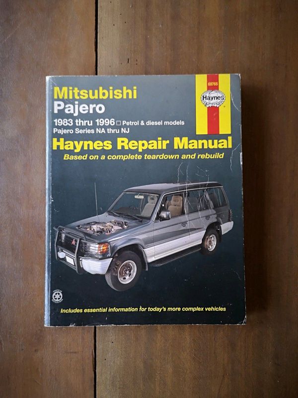 Hayns pajero manual very good condition r350