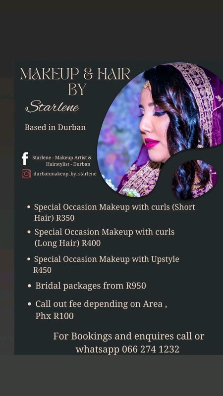 Makeup and Hair R350 for both