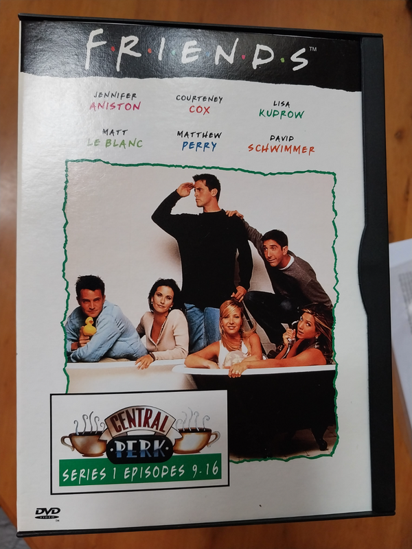 DVD Series, Friends, S1:9-24, S2&amp;3: Complete, S4: 9-23, S7: 1-4 &amp; 13-23, S8: Complete.