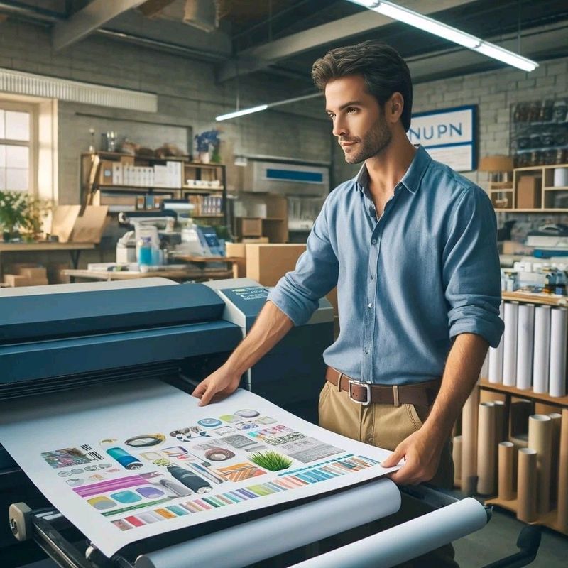 Graphics and desktop publishing expert to manage a printing business