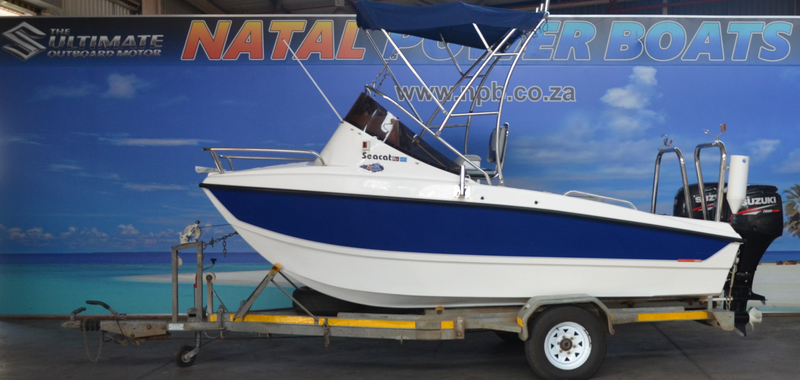 SEACAT  465 ON TRAILER 2 X 40 HP SUZUKI 4 STROKES 300 HOURS FINANCE ARRANGED