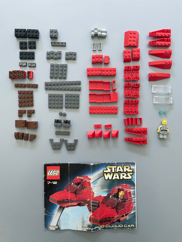Parts lot Lego 7119 Twin-Pod Cloud Car (Star Wars) (7-12) (2002)